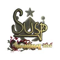 Sticker | susp (Gold) | Shanghai 2024