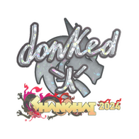 Sticker | donk (Glitter) | Shanghai 2024