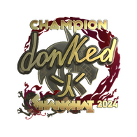 Sticker | donk (Gold, Champion) | Shanghai 2024