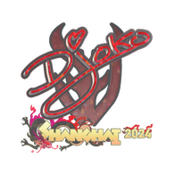 Sticker | Djoko (Glitter) | Shanghai 2024