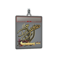 Sticker Slab | Djoko (Gold) | Shanghai 2024