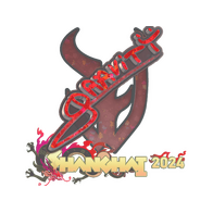 Sticker | Graviti (Glitter) | Shanghai 2024