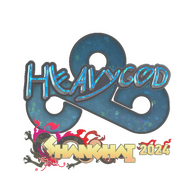 Sticker | Heavygod (Glitter) | Shanghai 2024