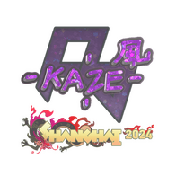 Sticker | Kaze (Glitter) | Shanghai 2024