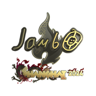 Sticker | jambo (Gold) | Shanghai 2024