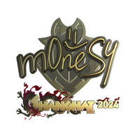 Sticker | m0NESY (Gold) | Shanghai 2024
