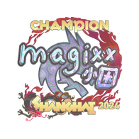 Sticker | magixx (Holo, Champion) | Shanghai 2024