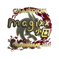 Sticker | magixx (Gold, Champion) | Shanghai 2024