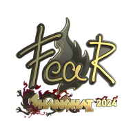 Sticker | fEAR (Gold) | Shanghai 2024