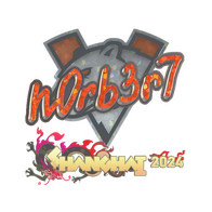 Sticker | n0rb3r7 (Glitter) | Shanghai 2024