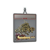 Sticker Slab | chopper (Gold) | Shanghai 2024