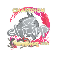 Sticker | chopper (Champion) | Shanghai 2024