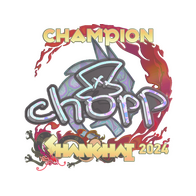 Sticker | chopper (Holo, Champion) | Shanghai 2024