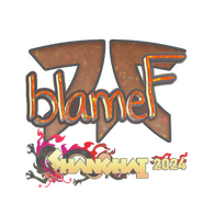 Sticker | blameF (Glitter) | Shanghai 2024