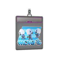 Sticker Slab | Move It (Foil)