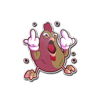 Sticker | Get Clucked