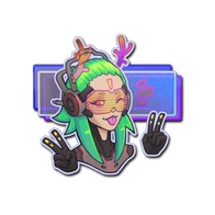 Sticker | V For Victory (Holo)