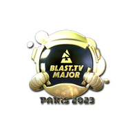 Sticker | BLAST.tv (Gold) | Paris 2023