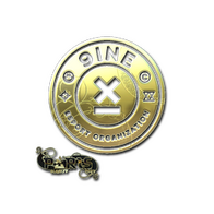 Sticker | 9INE (Gold) | Paris 2023