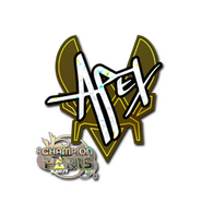 Sticker | apEX (Glitter, Champion) | Paris 2023