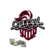 Sticker | CRUC1AL (Glitter) | Paris 2023
