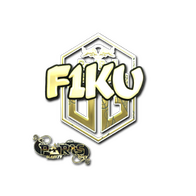 Sticker | F1KU (Gold) | Paris 2023