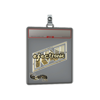 Sticker Slab | electronic (Gold) | Paris 2023