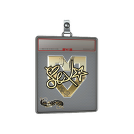 Sticker Slab | dexter (Gold) | Paris 2023