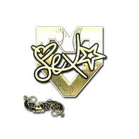 Sticker | dexter (Gold) | Paris 2023