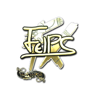 Sticker | felps (Gold) | Paris 2023