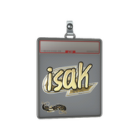 Sticker Slab | isak (Gold) | Paris 2023
