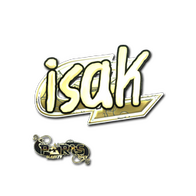 Sticker | isak (Gold) | Paris 2023