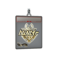Sticker Slab | huNter- (Gold) | Paris 2023
