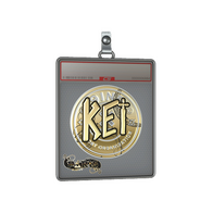 Sticker Slab | KEi (Gold) | Paris 2023