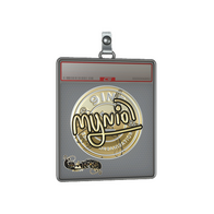 Sticker Slab | mynio (Gold) | Paris 2023