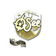 Sticker | oSee (Gold) | Paris 2023