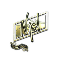 Sticker | npl (Gold) | Paris 2023