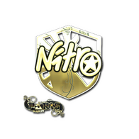 Sticker | nitr0 (Gold) | Paris 2023
