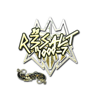 Sticker | r3salt (Gold) | Paris 2023