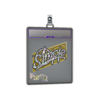 Sticker Slab | s1mple (Glitter) | Paris 2023