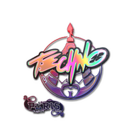 Sticker | Techno4K (Holo) | Paris 2023