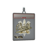 Sticker Slab | Woro2k (Gold) | Paris 2023