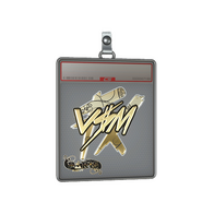 Sticker Slab | v$m (Gold) | Paris 2023