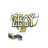 Sticker | zevy (Gold) | Paris 2023