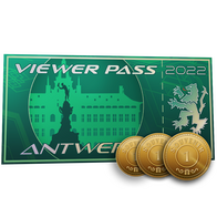 Antwerp 2022 Viewer Pass + 3 Souvenir Tokens